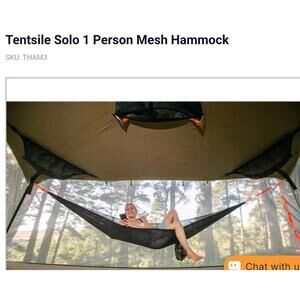 Tentsile Solo 1-Person Hammock, Lightweight Camping Hammock